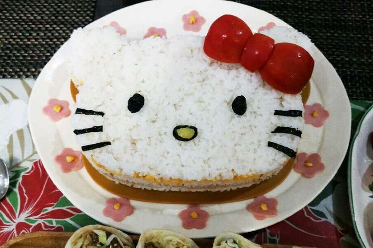 立体リボンのキティちゃんそぼろずし レシピ 作り方 By 苺ココア クックパッド 簡単おいしいみんなのレシピが359万品