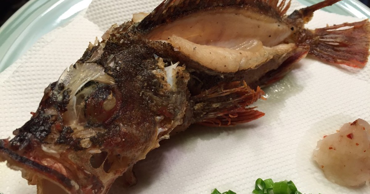 カサゴの唐揚げ レシピ 作り方 By Reos1023 クックパッド 簡単おいしいみんなのレシピが371万品