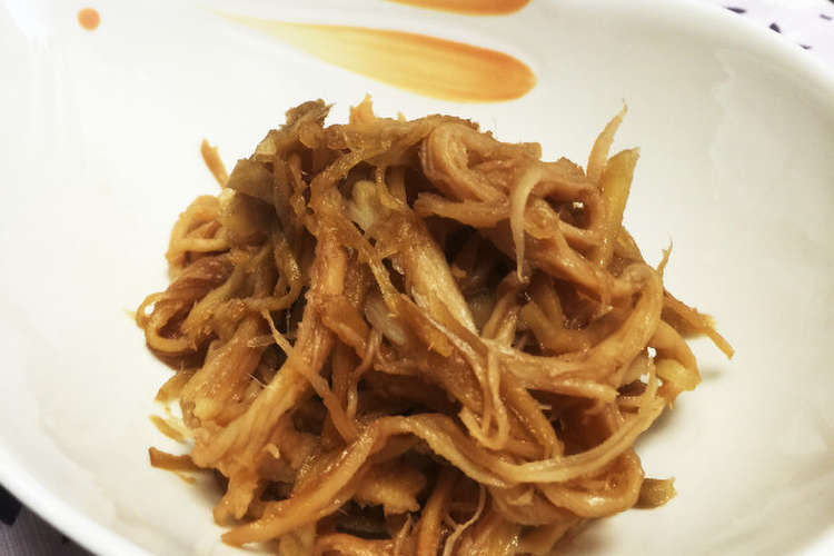 さきイカと生姜の佃煮 レシピ 作り方 By ツンツン48 クックパッド