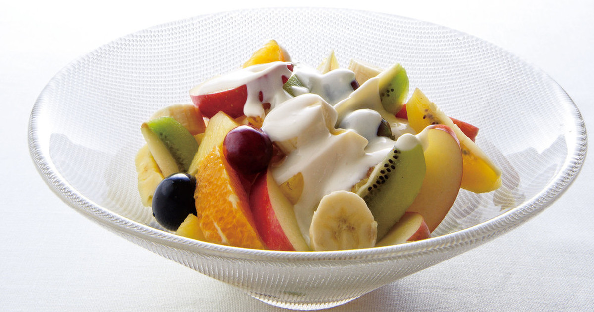 フレッシュフルーツサラダとオレンジリキュールのレシピ