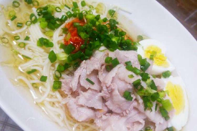 夏は冷 冬は温 中華風そうめん レシピ 作り方 By チマーラ クックパッド 簡単おいしいみんなのレシピが352万品