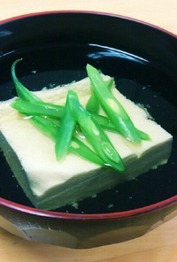 卵豆腐のすまし汁