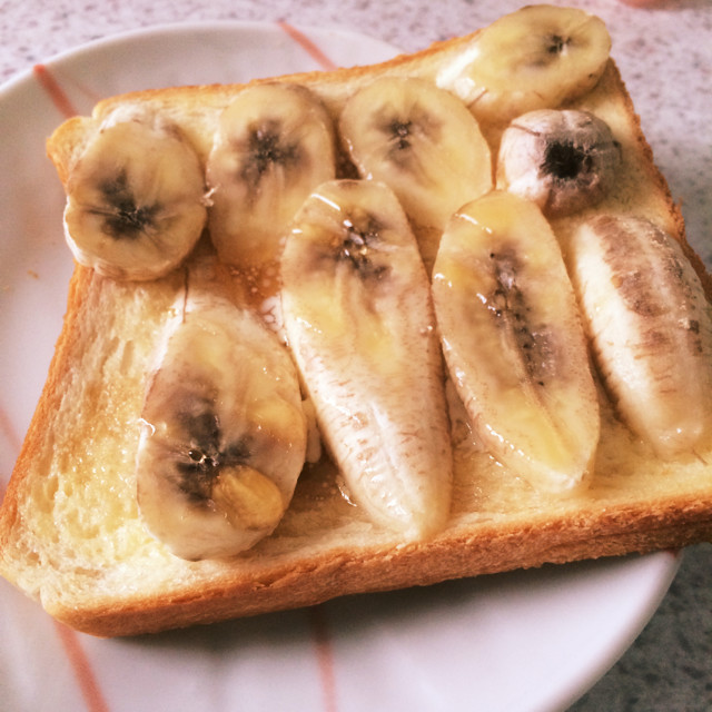 簡単！バナナトーストの画像