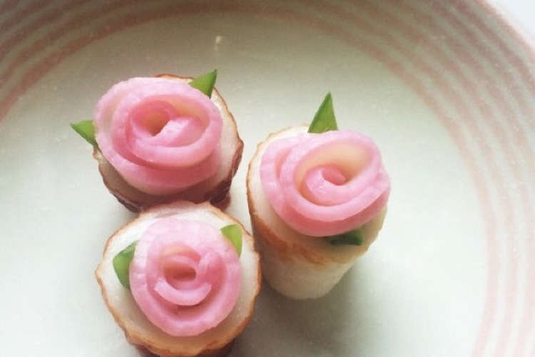 薔薇かまぼこ 飾り切り レシピ 作り方 By Yocchi T クックパッド 簡単おいしいみんなのレシピが361万品