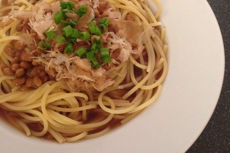 超簡単美味 納豆スープパスタ 和風 レシピ 作り方 By Rosetsu クックパッド 簡単おいしいみんなのレシピが352万品