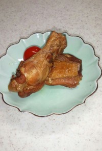鶏肉でスペアリブ風煮(*^▽^*)