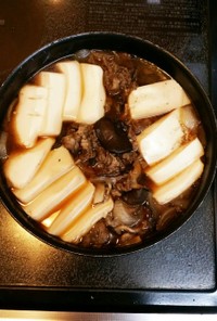 簡単すき焼き風肉豆腐