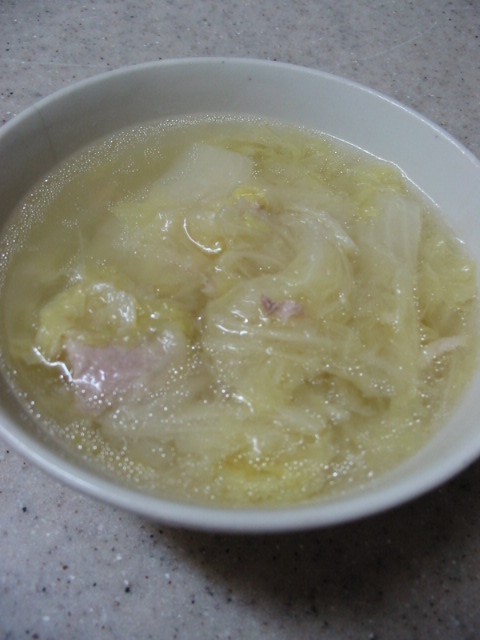 白菜のくたくた煮スープの画像