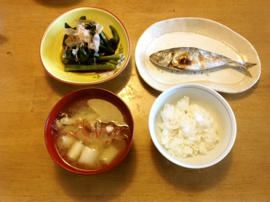 ガシラ(カサゴ)の味噌汁の写真