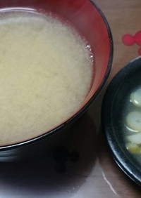 ネマガリタケの味噌汁（簡単・激旨）