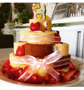 母の日 ロールケーキ タワー スイーツ