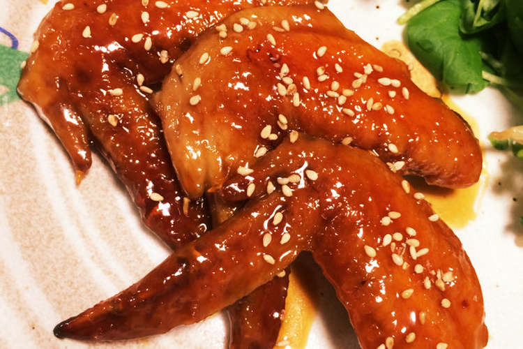 フライパンでカンタン 手羽先の甘辛煮 レシピ 作り方 By Djサリー クックパッド 簡単おいしいみんなのレシピが364万品