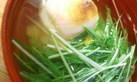 二日と三日のお雑煮(大阪の場合)すまし編