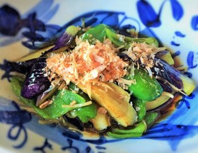 茄子ピーマンポン酢浸し