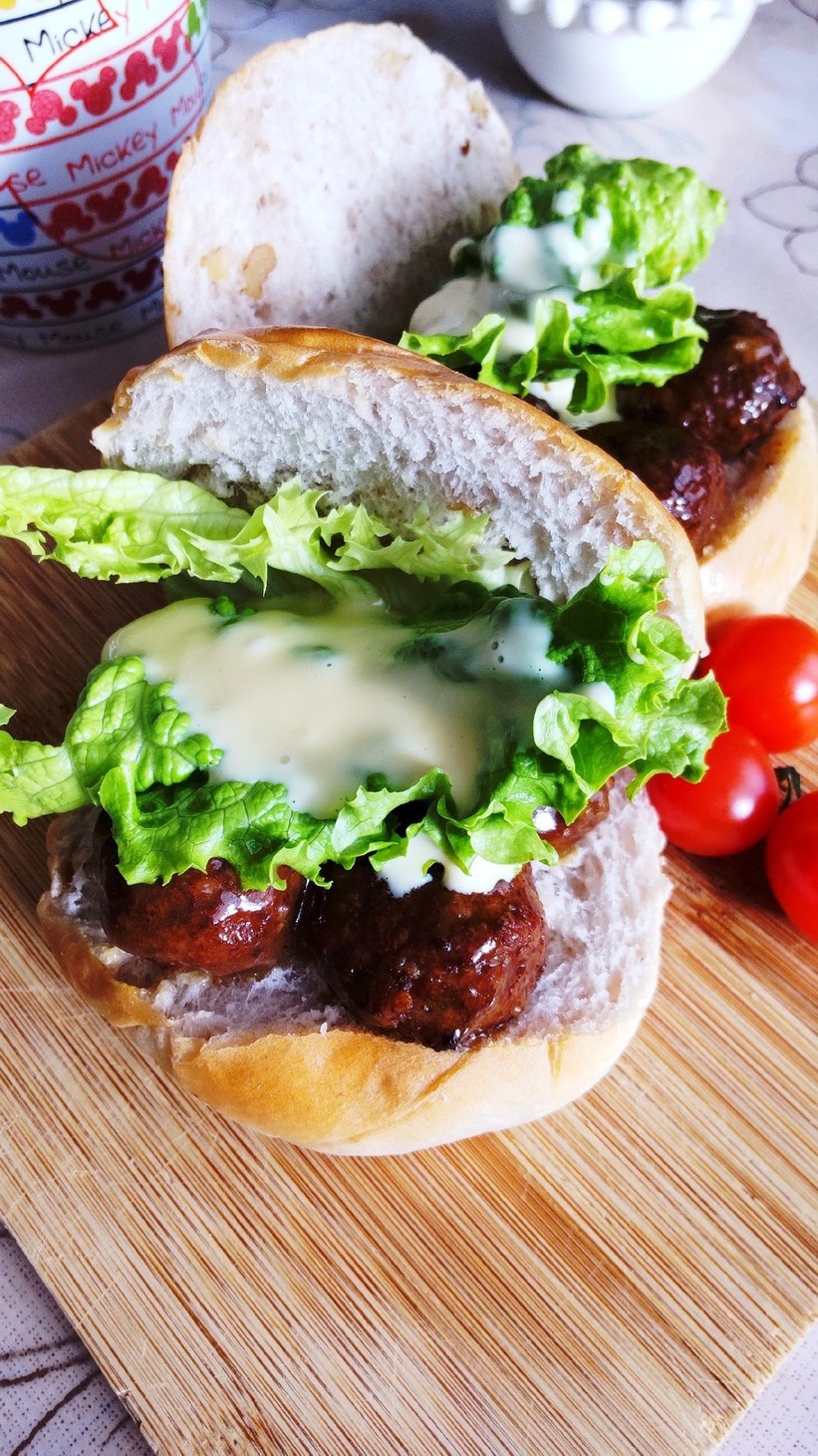 グリルハワイアンテリヤキバーガーのレシピ