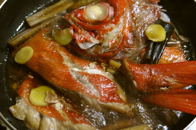 ご飯が進んじゃう金目煮 目玉も美味 レシピ 作り方 By ともたろうげんき クックパッド 簡単おいしいみんなのレシピが353万品