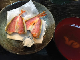 ヒメジの捌き方、お吸い物、揚げもの