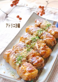 簡単♪巻いて焼くだけ✿生揚げの豚肉巻き✿