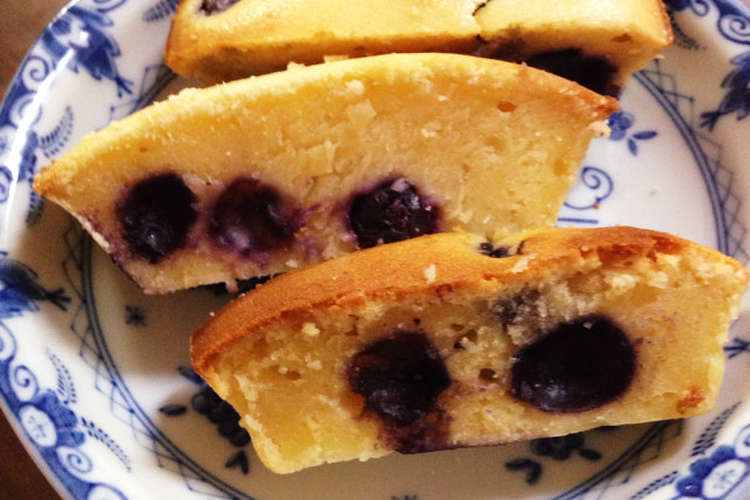 簡単ヨーグルトブルーベリーパウンドケーキ レシピ 作り方 By Mamはん クックパッド