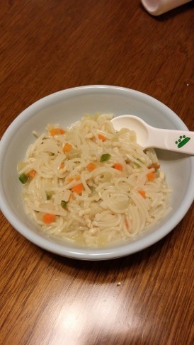 離乳食~後期 チャンプルー風そうめん