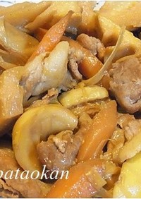 タケノコと豚肉の炒め物