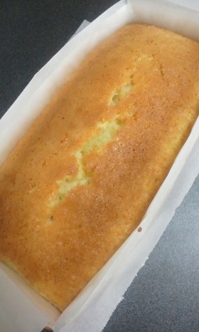 HM使用♪簡単プレーンパウンドケーキ
