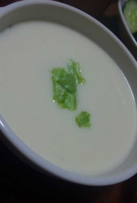 ビシソワーズ(ジャガ芋の冷たいスープ)