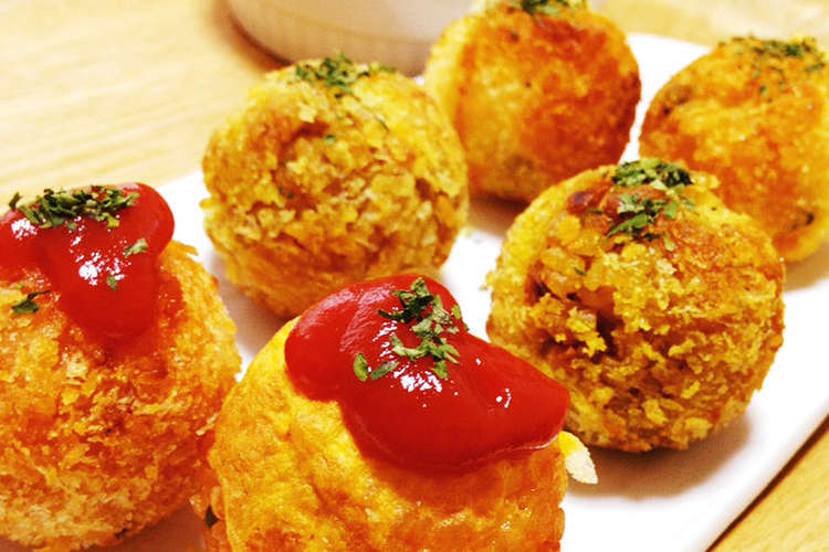 たこ焼き器で作るライスコロッケ レシピ 作り方 By 梅太郎 クックパッド 簡単おいしいみんなのレシピが352万品