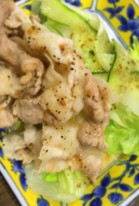 時短レシピ 茹で豚サラダ〜叙々苑〜