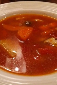 鱈のトマトスープ