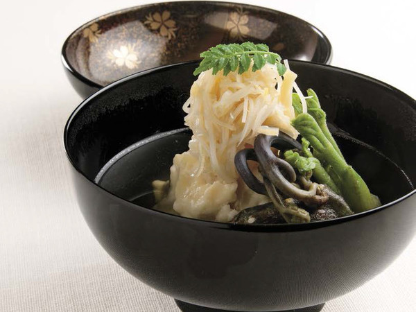 たけのこのしんじょ椀