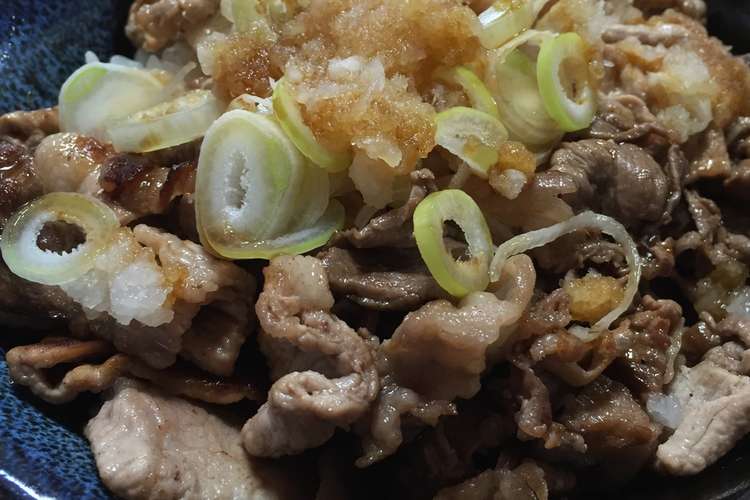 夏に嬉しい ネギ豚おろしポン酢丼 レシピ 作り方 By クック3rgytv クックパッド 簡単おいしいみんなのレシピが351万品