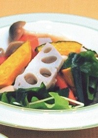 野菜カラフルマリネ海藻サラダ