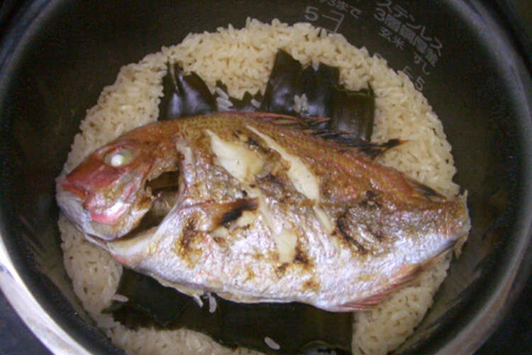 炊飯器で鯛飯 １匹魚でも切り身でもok レシピ 作り方 By Pekohime クックパッド