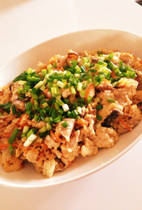 ご飯がすすむ麺つゆで簡単！甘辛炒り豆腐