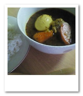 *市販ルーで作る簡単スープカレー*