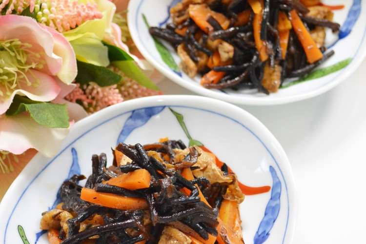 胡麻油香る 長ひじきの煮物 レシピ 作り方 By あおい クックパッド 簡単おいしいみんなのレシピが353万品