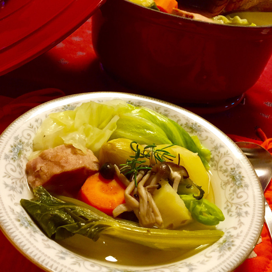 温まる～♪生姜とデカゴロ野菜の洋風ポトフの画像