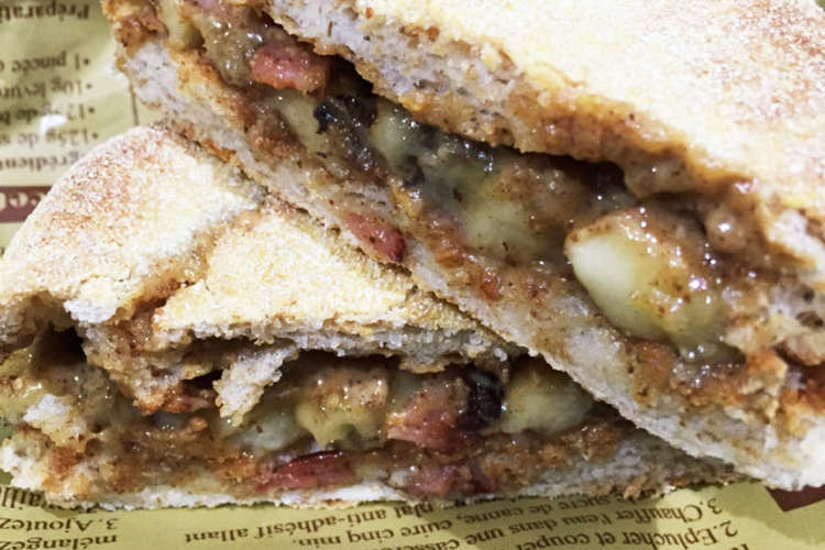 スタバ風 バナナベーコンサンド レシピ 作り方 By Aya Rin クックパッド