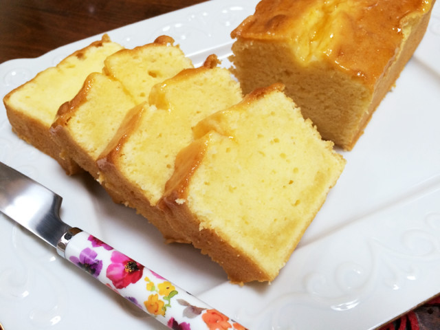 洋菓子店の味♡アーモンドパウンドケーキの画像