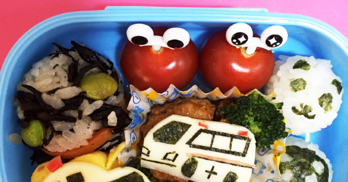 チーズと海苔のパトカー 救急車 キャラ弁 レシピ 作り方 By まぁ にゃん クックパッド 簡単おいしいみんなのレシピが360万品