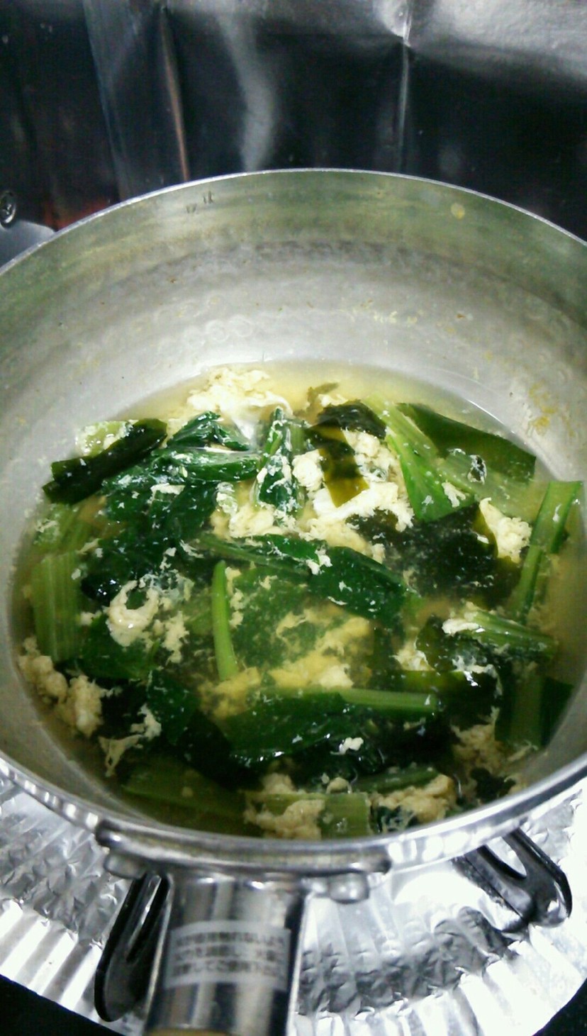 小松菜の和風スープの画像