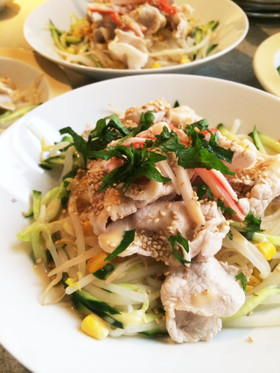 手早く簡単に!ごま冷しゃぶそうめん