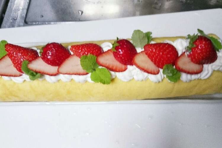 ホットケーキミックスで簡単ロールケーキ レシピ 作り方 By うらたんmama クックパッド 簡単おいしいみんなのレシピが350万品