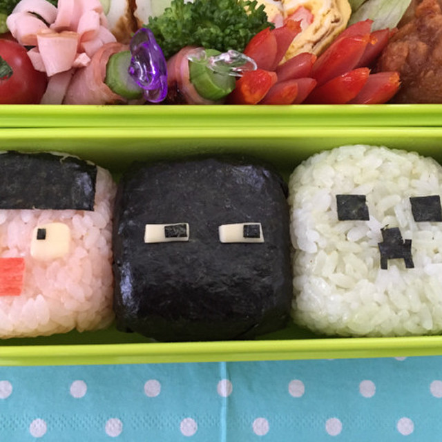 簡単 キャラ弁 マインクラフト マイクラ レシピ 作り方 By ﾐﾝｼｨ クックパッド
