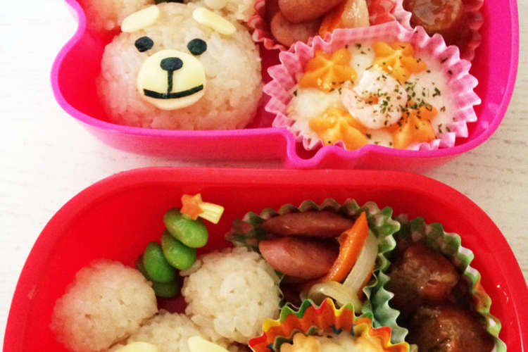 Tedのキャラ弁 レシピ 作り方 By クック0s6snu クックパッド