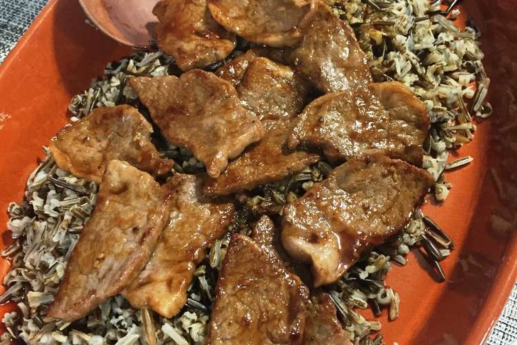 簡単 ワイルドライスと牛肉のソースがけ レシピ 作り方 By Que Rico クックパッド 簡単おいしいみんなのレシピが352万品