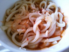 韓国風ピリッと辛い冷やしうどん☆☆☆