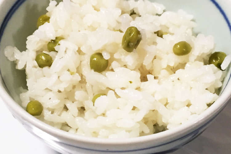 簡単スナップエンドウで豆ご飯 レシピ 作り方 By りな様様様 クックパッド