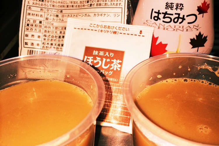 砂糖の代わりに はちみつ ほうじ茶プリン レシピ 作り方 By Yumaji クックパッド